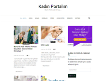 Tablet Screenshot of kadinportalim.com